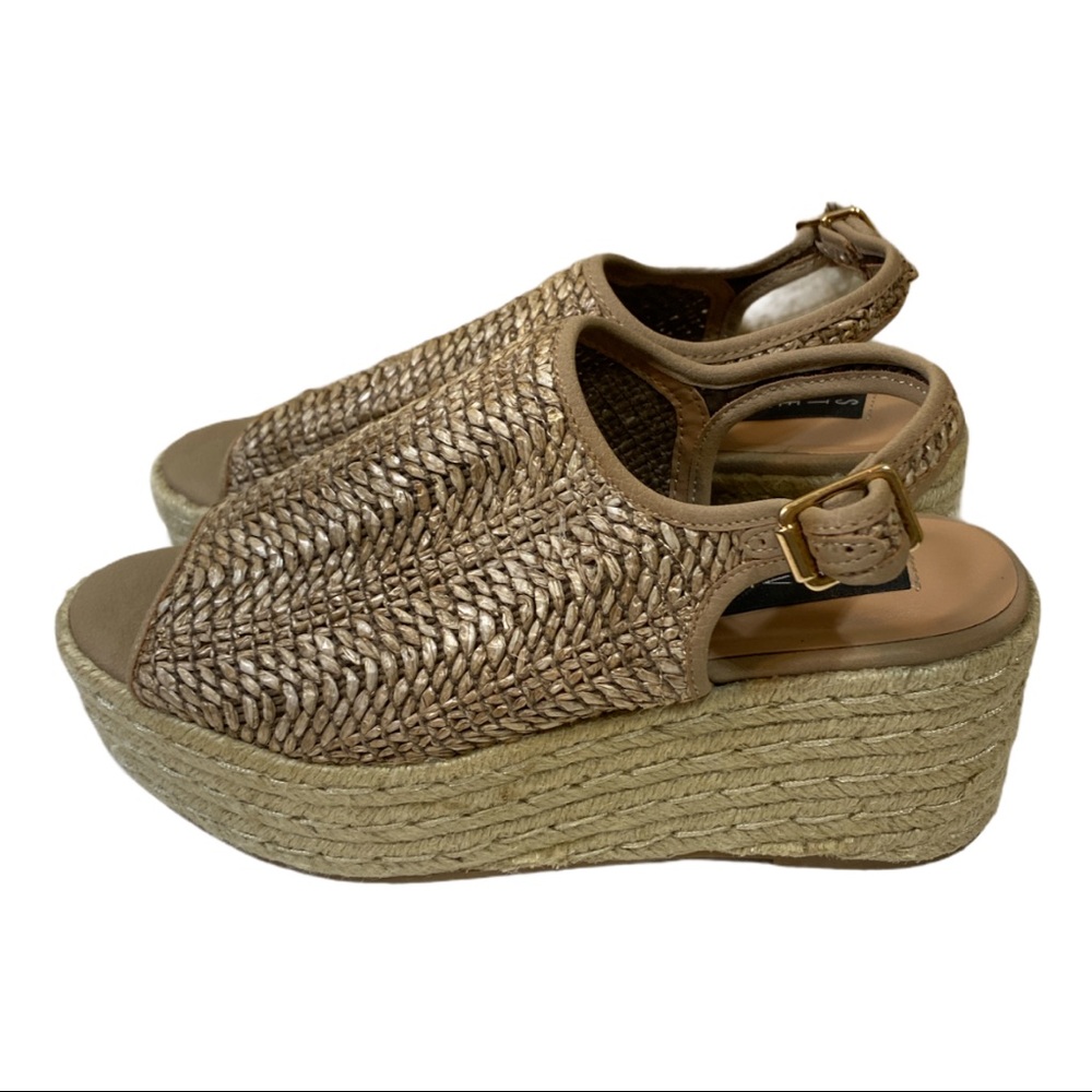 Steven by Steve Madden fabric wedges